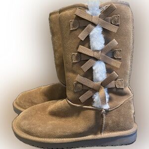 Koolaburra By UGG Victoria Tall Boot - Kids', Cognac, Gently Used, Clean, Size 5